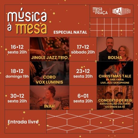 December’s edition of Música à Mesa is here to cheer your Christmas festivities